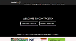 Desktop Screenshot of controltek.com